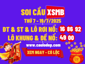 Soi cầu xsmb 19/7/2025