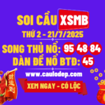 Soi cầu xsmb 21/7/2025