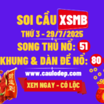 Soi cầu xsmb 29/7/2025