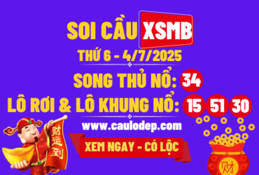 Soi cầu xsmb 4/7/2025