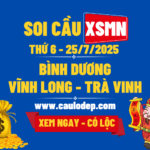 Soi Cầu XSMN 25/7/2025 | Dự Đoán XSMN Thứ 6 - Kịch trần!