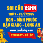 Soi Cầu XSMN 26/7/2025 | Soi Cầu Dự Đoán XSMN Thứ 7