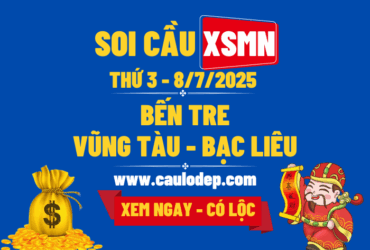 Soi Cầu XSMN 8/7/2025 | Dự Đoán XSMN Thứ 3 - Kịch trần!
