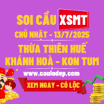 Soi Cầu XSMT 13/7/2025 | Dự Đoán XSMT CN - Bay phấp phới!