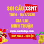 Soi Cầu XSMT 18/7/2025 | Soi Cầu Dự Đoán XSMT Thứ 6
