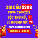 Soi cầu xsmb 21/8/2025