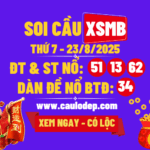 Soi cầu xsmb 23/8/2025