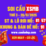 Soi cầu xsmb 26/8/2025