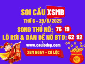 Soi cầu xsmb 29/8/2025