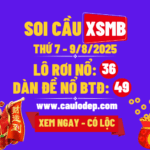 Soi cầu xsmb 9/8/2025