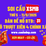 Soi cầu xsmb 11/9/2025
