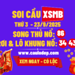 Soi cầu xsmb 23/9/2025
