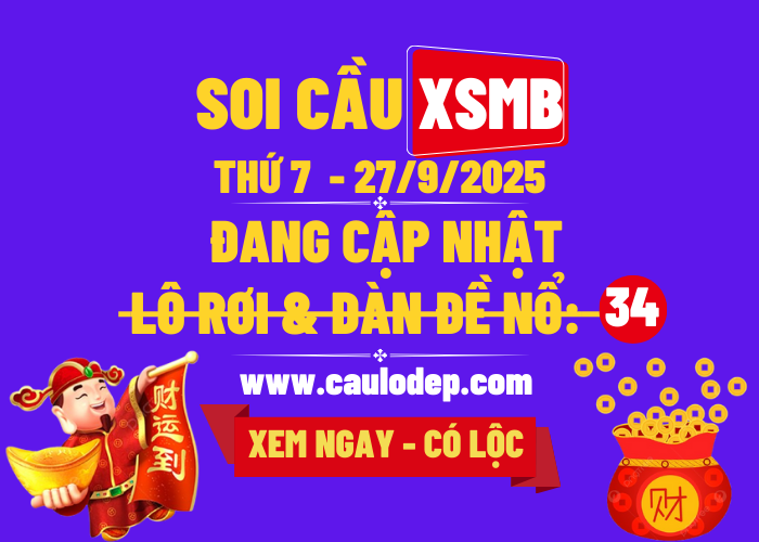 Soi cầu xsmb 27/9/2025