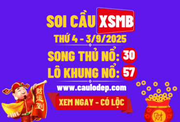 Soi cầu xsmb 3/9/2025