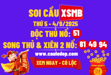 Soi cầu xsmb 4/9/2025