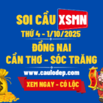 Soi Cầu XSMN 1/10/2025 | Soi Cầu Dự Đoán XSMN Thứ 4