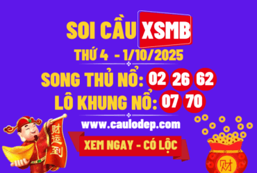 Soi cầu xsmb 1/10/2025