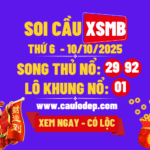 Soi cầu xsmb 10/10/2025