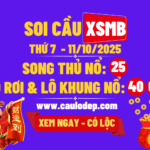 Soi cầu xsmb 11/10/2025