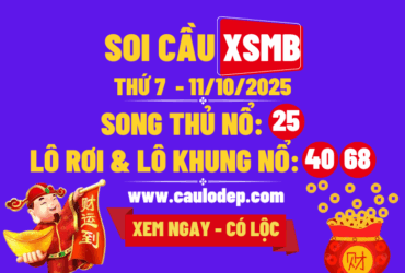 Soi cầu xsmb 11/10/2025
