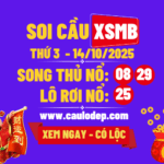 Soi cầu xsmb 14/10/2025