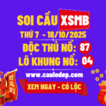 Soi cầu xsmb 18/10/2025