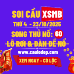 Soi cầu xsmb 22/10/2025