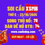Soi cầu xsmb 23/10/2025