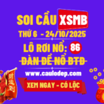 Soi cầu xsmb 24/10/2025