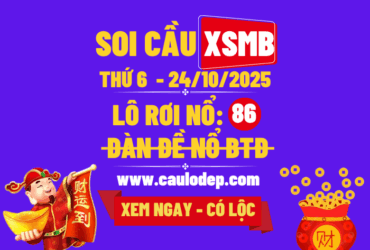 Soi cầu xsmb 24/10/2025
