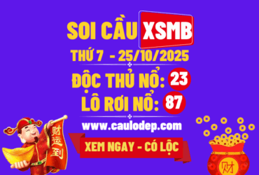 Soi cầu xsmb 25/10/2025