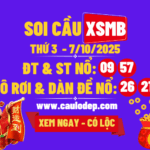 Soi cầu xsmb 7/10/2025