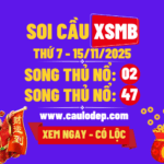 Soi cầu xsmb 15/11/2025