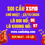 Soi cầu xsmb 23/11/2025