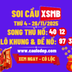 Soi cầu xsmb 26/11/2025