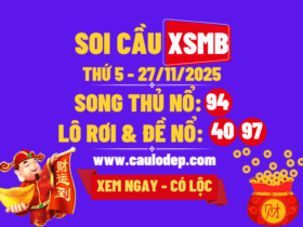 Soi cầu xsmb 27/11/2025