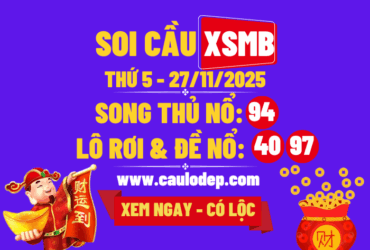 Soi cầu xsmb 27/11/2025