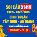 Soi Cầu XSMN 20/11/2025 | Soi Cầu Dự Đoán XSMN Thứ 5