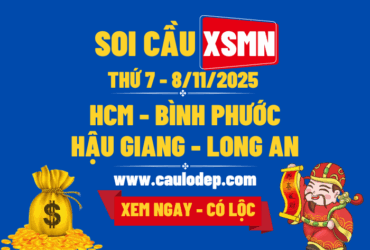 Soi Cầu XSMN 8/11/2025 | Soi Cầu Dự Đoán XSMN Thứ 7