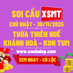 Soi Cầu XSMT 30/11/2025 | Dự Đoán XSMT CN - Bay phấp phới!