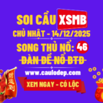 Soi cầu xsmb 14/12/2025