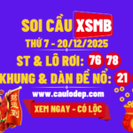 Soi cầu xsmb 20/12/2025