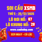 Soi cầu xsmb 25/12/2025