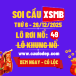 Soi cầu xsmb 26/12/2025