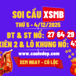 Soi cầu xsmb 4/12/2025