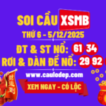 Soi cầu xsmb 5/12/2025