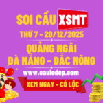 Soi Cầu XSMT 20/12/2025 | Soi Cầu Dự Đoán XSMT Thứ 7