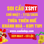 Soi Cầu XSMT 7/12/2025 | Dự Đoán XSMT CN - Bay phấp phới!