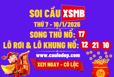 Soi cầu xsmb 10/1/2026