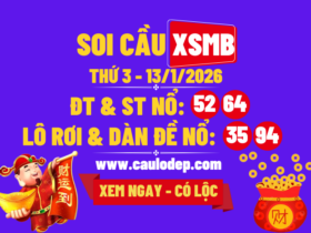 Soi cầu xsmb 13/1/2026
